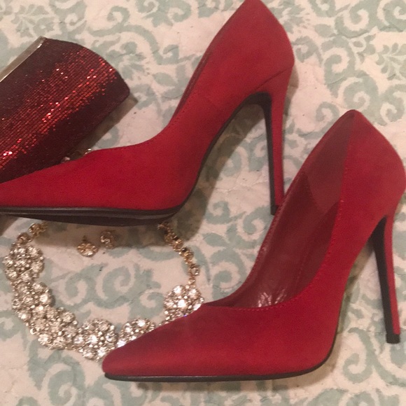Delicacy Shoes - Red pumps by Delicacy